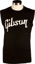 Gibson Logo Men''s Muscle Large