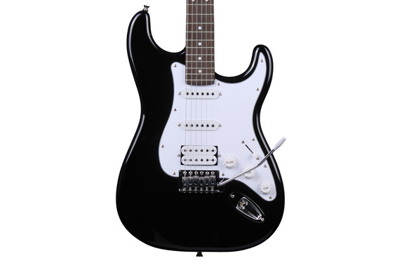 Gitara elektryczna Arrow ST 211 Deep Black Rosewood/white