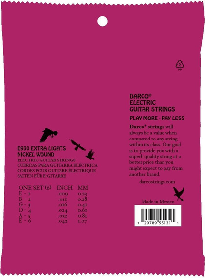 Martin Darco D930 Electric Extra Light – struny do gitary elektrycznej