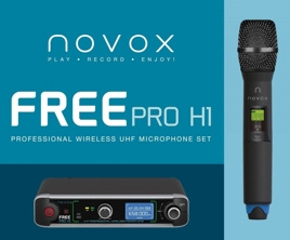 Mikrofon bezprzewodowy pojedynczy Novox FREE PRO H1
