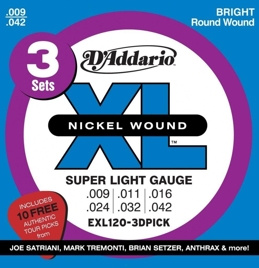 D'Addario EXL120-3DPICK