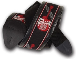 Gibson Woven Style 3" red Gibson logo GG-700