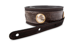 Taylor Grand Pacific Strap,Blk Lthr/Ni Concho,3" - pasek