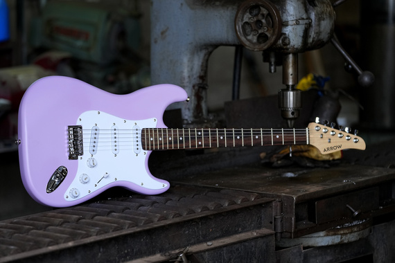 Arrow Tonecaster ST 111 Bubblegum Rosewood/White gitara elektryczna