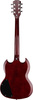 Gitara elektryczna Arrow Twincut SG22 Cherry Pie Rosewood/Black