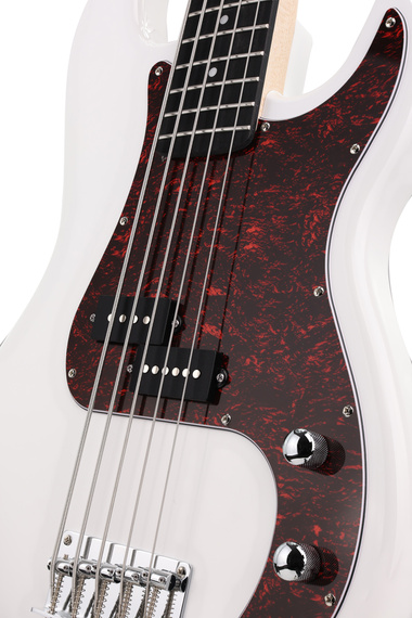 Arrow Session Bass 5 Bleached Bone White Rosewood/T-shell gitara basowa