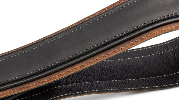 Taylor American Dream Leather Strap Brown/Black – pasek do gitary