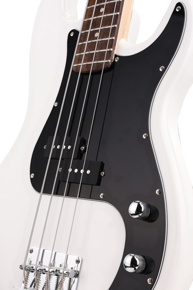 Arrow Session Bass 4 Snow White Rosewood/Black gitara basowa