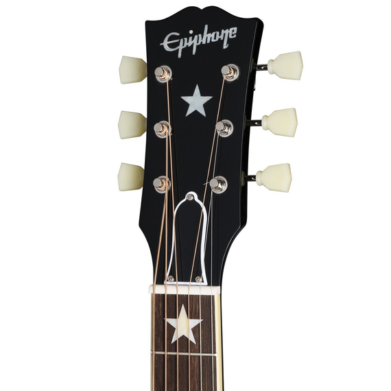 Epiphone J-180 LS (Incl. Hard Case) Ebony gitara elektro-akustyczna