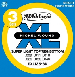 D'Addario EXL125-3D