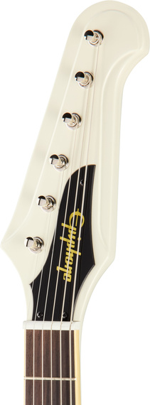 Epiphone 1963 Firebird V With Maestro Vibrola Reissue - Left-handed Polaris White gitara elektryczna leworęczna