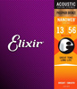 Elixir 16102 NanoWeb Phosphor Bronze Medium 13-56