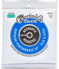 Martin MA130 Silk & Steel 11.5-47 – struny do gitary akustycznej