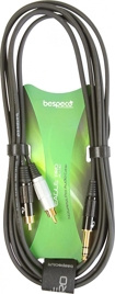 Bespeco EAYSRM500 – kabel Jack TRS 6,3 mm – 2x RCA audio