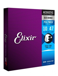 Elixir 11150 PolyWeb Bronze 12-String Light 10-47