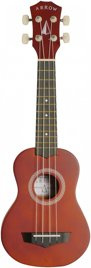 Ukulele sopranowe z pokrowcem Arrow PB10 NT Natural Dark Top