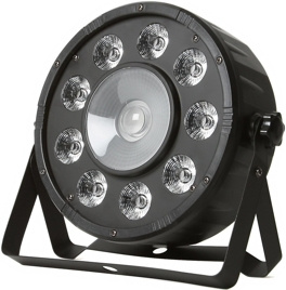 Reflektor sceniczny LED Fractal Lights Par 9x10W +1+20W RGBW