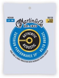 Struny do Gitary Akustycznej Martin MA150 Authentic Medium 80/20