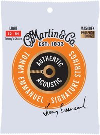 Struny do Gitary Akustycznej Martin MA540FX Authentic Flexible Core Light 92/8