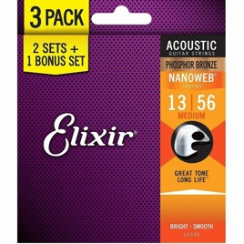 Elixir 16546 Phosphor Bronze (13-56) – struny do gitary akustycznej