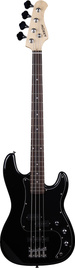 Gitara basowa Arrow Session Bass 4 Night Black Rosewood/Black
