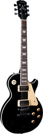 Arrow Riffster LP 22 Abyss Black Rosewood/White - gitara elektryczna