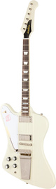 Epiphone 1963 Firebird V With Maestro Vibrola Reissue - Left-handed Polaris White gitara elektryczna leworęczna