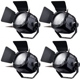 Zestaw Fractal Lights 4x PAR LED 100W - 50 W WW + 50W PW