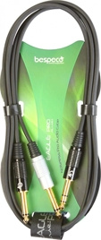 Bespeco EAYS2J150 – kabel TRS 6,3mm – 2x jack 6,3mm 1,5 m