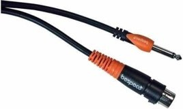 Kabel mikrofonowy bespeco SLJF600 XLR-Jack mono 6m