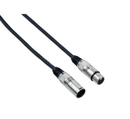 Kabel DMX Bespeco DMX300 - kabel cannon męski na cannon żeński 5P, 3m