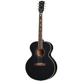 Epiphone J-180 LS (Incl. Hard Case) Ebony gitara elektro-akustyczna