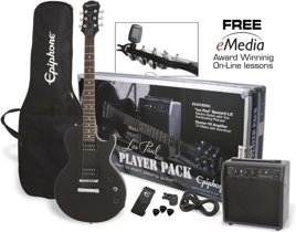 Epiphone Les Paul Special II Player Pack Ebony EB gitara elektryczna