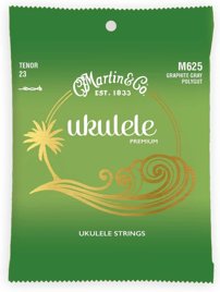 Struny do ukulele Martin Guitar Martin M625 Premium Ukulele Polygut Tenor