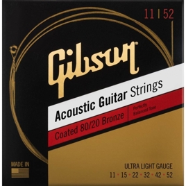 Wyprzedaż - Gibson SAG-CBRW11 Coated 80/20 Bronze Acoustic Guitar Strings struny do gitary akustycznej