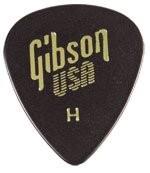 Wyprzedaż - Gibson Standard Style Picks Black Heavy 72 szt. GG74H - kostki