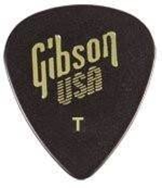 Wyprzedaż - Gibson Standard Style Picks Black Thin GG74T