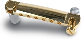 Wyprzedaż - Gibson TP020 Gold Stop Bar With Studs & Inserts - strunociąg