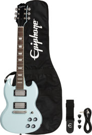 Wyprzedaż - Zestaw gitara elektryczna Epiphone Power Players SG Ice Blue